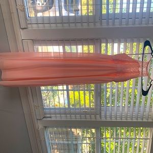 A beautiful baby pink dress